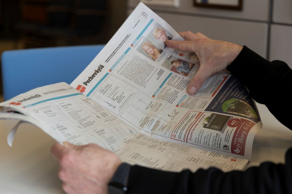 Newspaper reading remains popular in Finland
